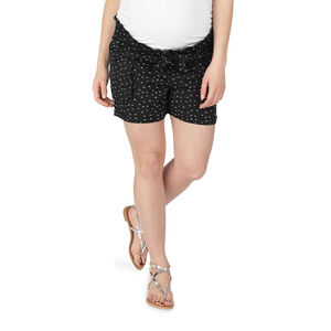Short de grossesse avec micro imprimé all-over 