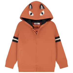 Gilet molletonné à capuche ludique garçon 