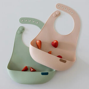 Bavoir en silicone Pistachio 