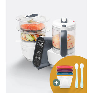 Robot pack Nutribaby + 3 babybols + 2 cuillères offerts White  