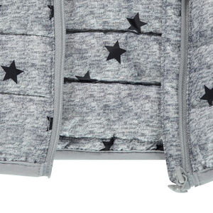 Doudoune light* imperméable à capuche avec sac de rangement imprimé 