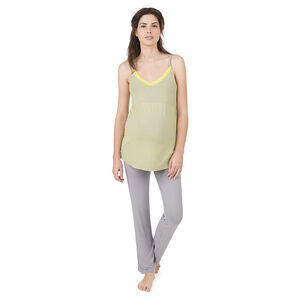 Débardeur homewear de grossesse avec dentelle 