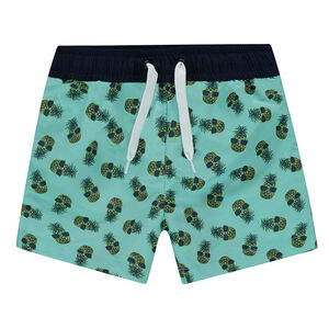 Boxer de bain avec ananas all-over 