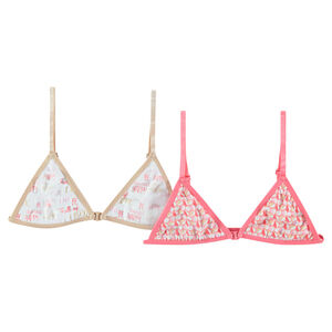 Junior - Lot de 2 soutien-gorge imprimés 