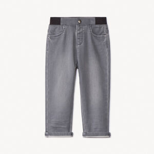 Jean à taille élastiquée pour bébé garçon 