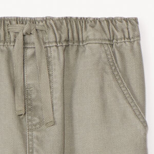 Pantalon en toile unie à poches pour bébé garçon 