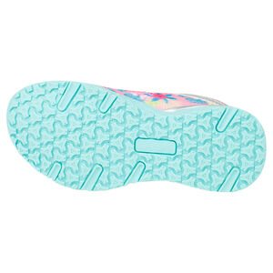 Baskets de sport multicolores imprimées fleurs  