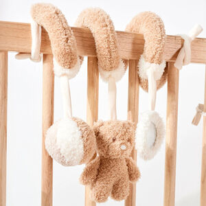 Spirale Teddy bouclette - Ecru/Caramel 