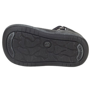 Salomés en cuir suédé avec empiècements coeurs 