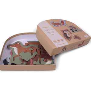 Puzzle set de 7 puzzles  - Animaux Nordiques 3ans+ 