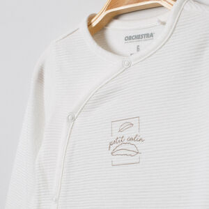 Dors-bien en coton bio maille fantaisie 