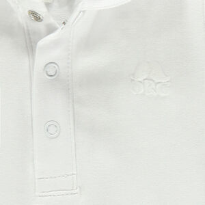 Body manches courtes col polo  