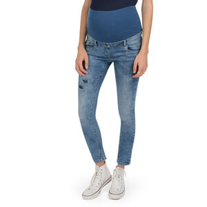 Jeans de grossesse effet used slim 