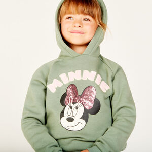 Sweat contrecollé à capuche Minnie Disney fille 