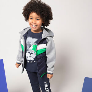 T-shirt manches courtes en jersey print lion 