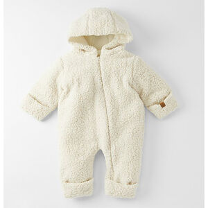 Combi pilote Teddy 6-9m Off White 