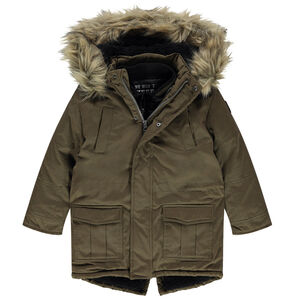 Parka 2 en 1 doublée sherpa avec blouson amovible intégré 