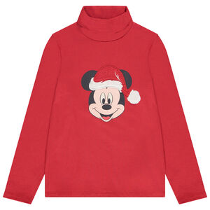 Sous-pull col roulé avec print Mickey Disney de Noël garçon 
