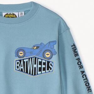 Sweat en molleton print Batwheels Warner pour bébé garçon 