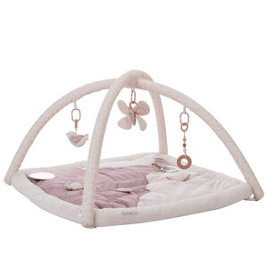 Tapis d'éveil Promenade Bucolique rose 