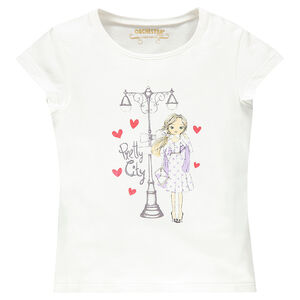 Tee-shirt manches courtes printé 