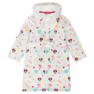 Peignoir en coton éponge imprimé Disney Minnie 