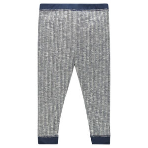 Pantalon côtelé gris chiné 
