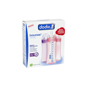 Kit biberons Initiation+ 330 ml 0-6 mois – Rose danseuse 