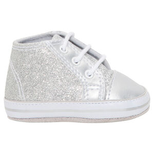 Bottillons pailletés à lacets 