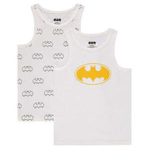 Lot de 2 maillots de corps forme débardeur Warner Batman 