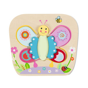Puzzle Papillon Bleu/Rose 