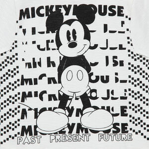 Tee-shirt manches courtes en jersey print Mickey Disney 