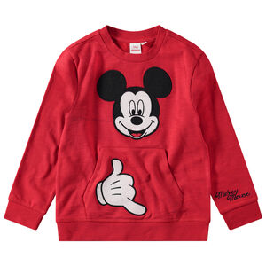 Sweat en molleton avec poche kangourou et Mickey brodé Disney 