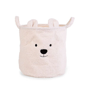 Panier de rangement Teddy 40 cm - Ecru 