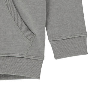 Gilet en molleton à capuche zippé 
