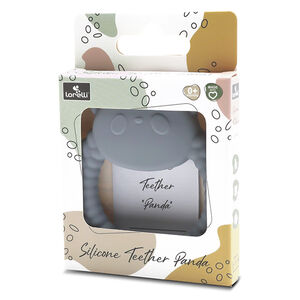 Anneau de dentition silicone Panda Gris 