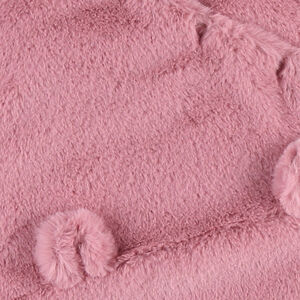 Gigoteuse sans manches en fausse fourrure 100 cm - Rose 