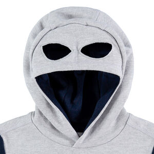 Sweat en molleton avec print Marvel Spiderman et capuche effet masque 