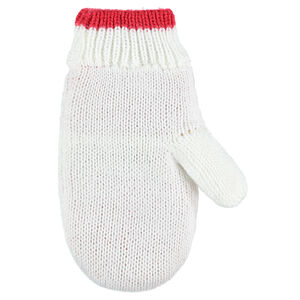 Ensemble bonnet et gants en tricot doublés sherpa bonhomme de neige 