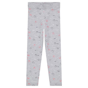 Legging en jersey imprimé all-over 