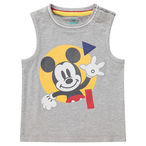 Débardeur en jersey chiné avec Mickey Disney printé 