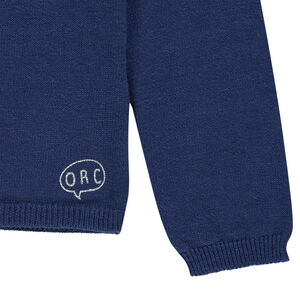 Gilet uni en tricot slub 