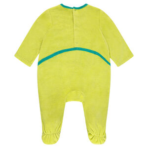 Lot de 2 dors-bien en velours uni à motif / rayé 