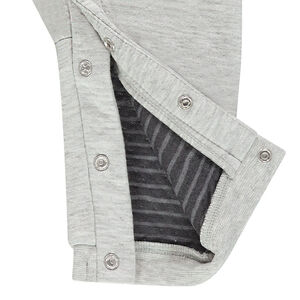 Combinaison longue en double jersey avec ourson printé 