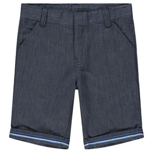 Bermuda chiné à poches italiennes 