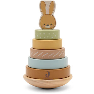 Tour d'Anneaux à empiler en bois Bunny Luz 