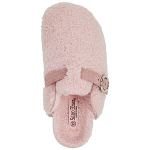 Chaussons en fausse fourrure style sabot fille 