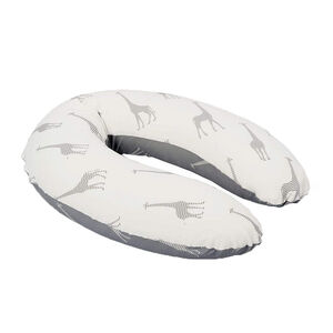 Coussin d’allaitement Doomoo – Girafe/Gris 