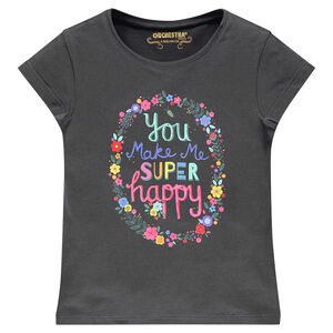 Tee-shirt manches courtes printé 