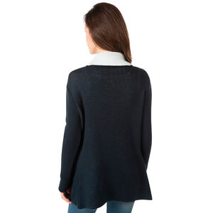 Gilet de grossesse en maille bicolore 